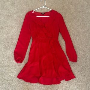 Express red dress